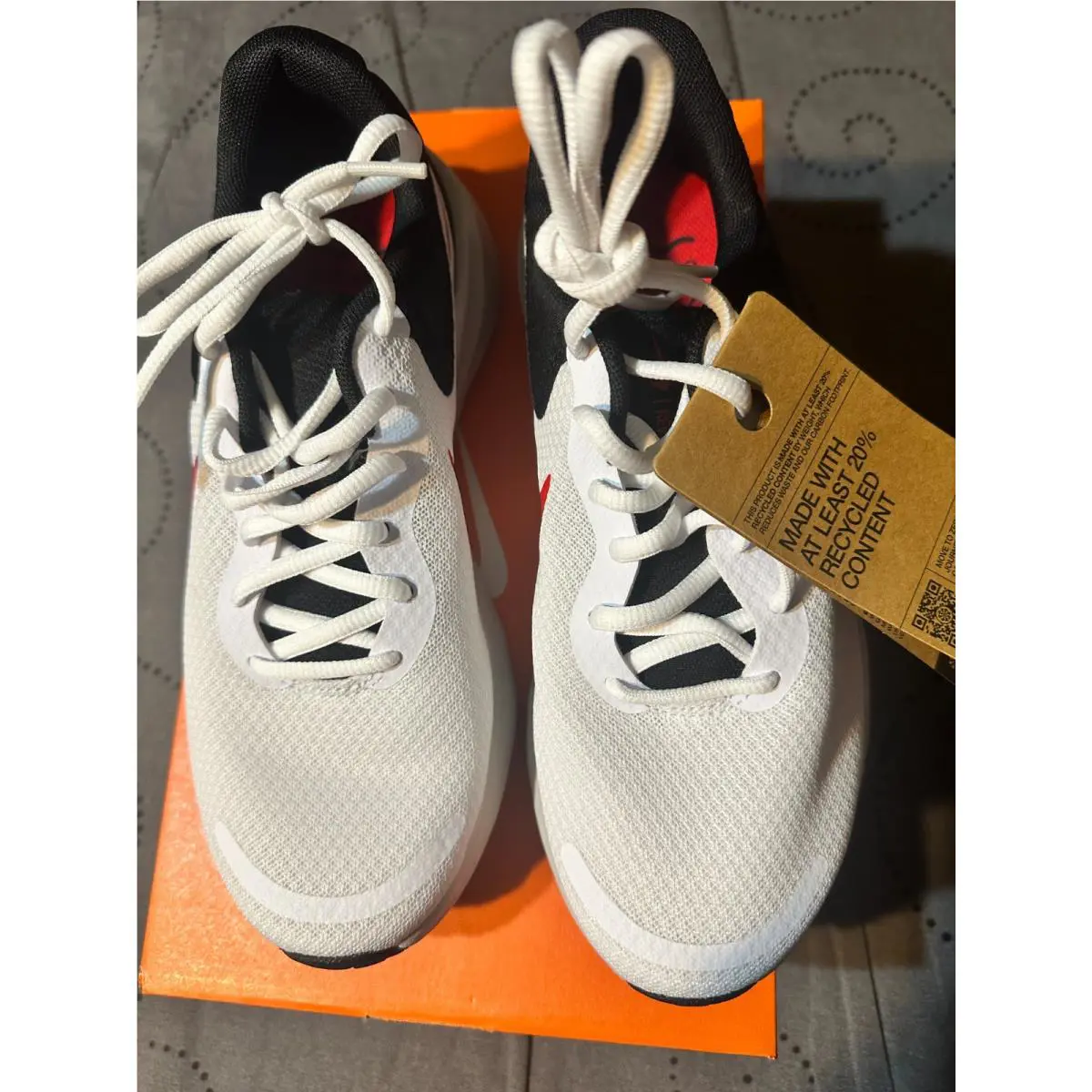 Nike shoes - Nike Revolution 7 - Revolution - WHITE + RED FIRE + BLACK 1