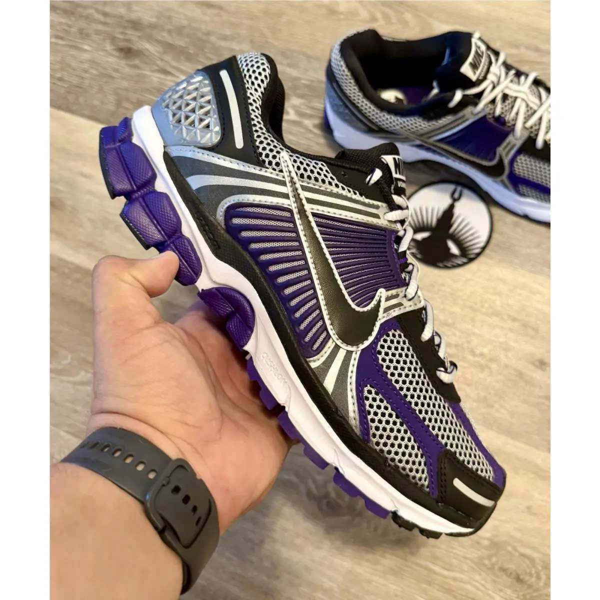 Nike shoes - Nike Air Zoom Vomero 5 - IM2220-095 - Metallic Silver / Court Purple/ White / Black (UPC: 198481320066) 8