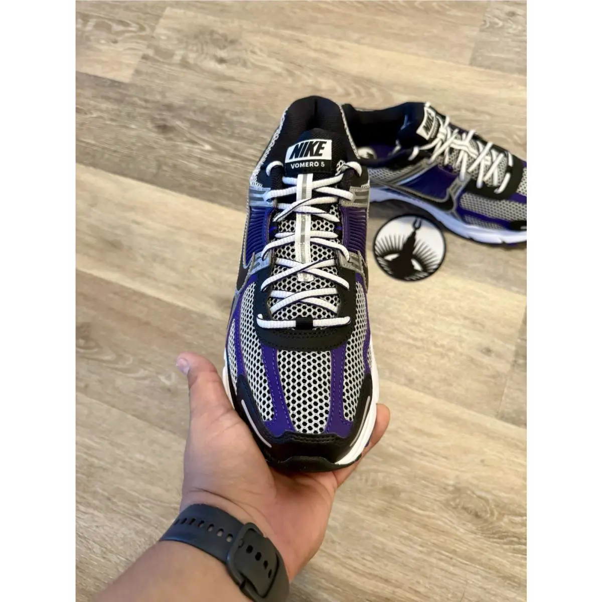 Nike shoes - Nike Air Zoom Vomero 5 - IM2220-095 - Metallic Silver / Court Purple/ White / Black (UPC: 198481320066) 4
