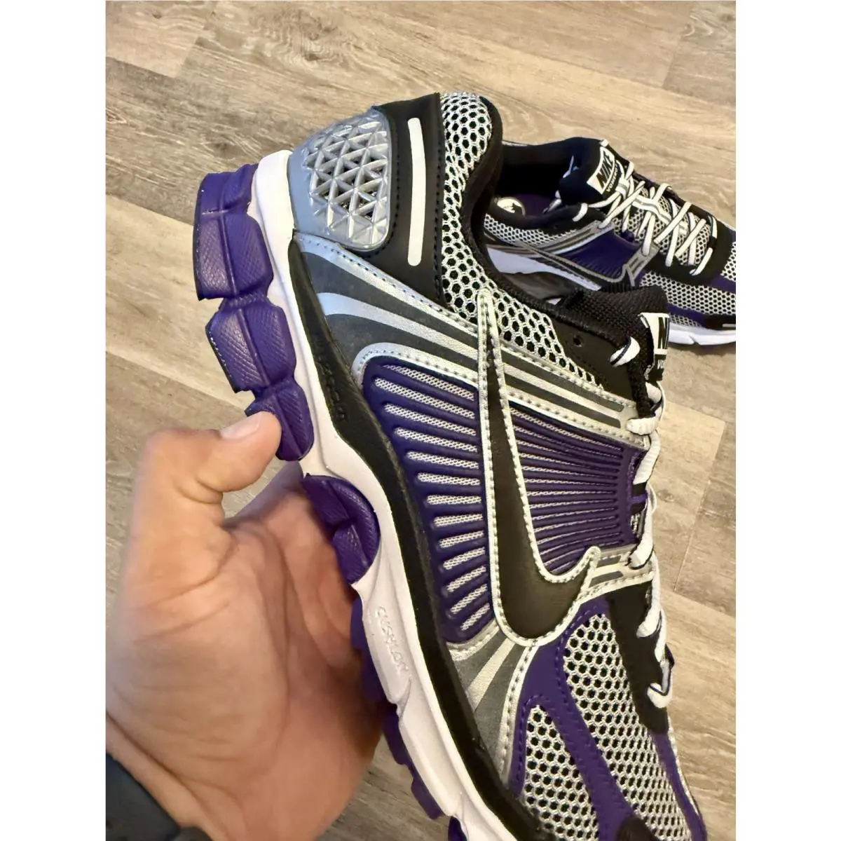 Nike shoes - Nike Air Zoom Vomero 5 - IM2220-095 - Metallic Silver / Court Purple/ White / Black (UPC: 198481320066) 7