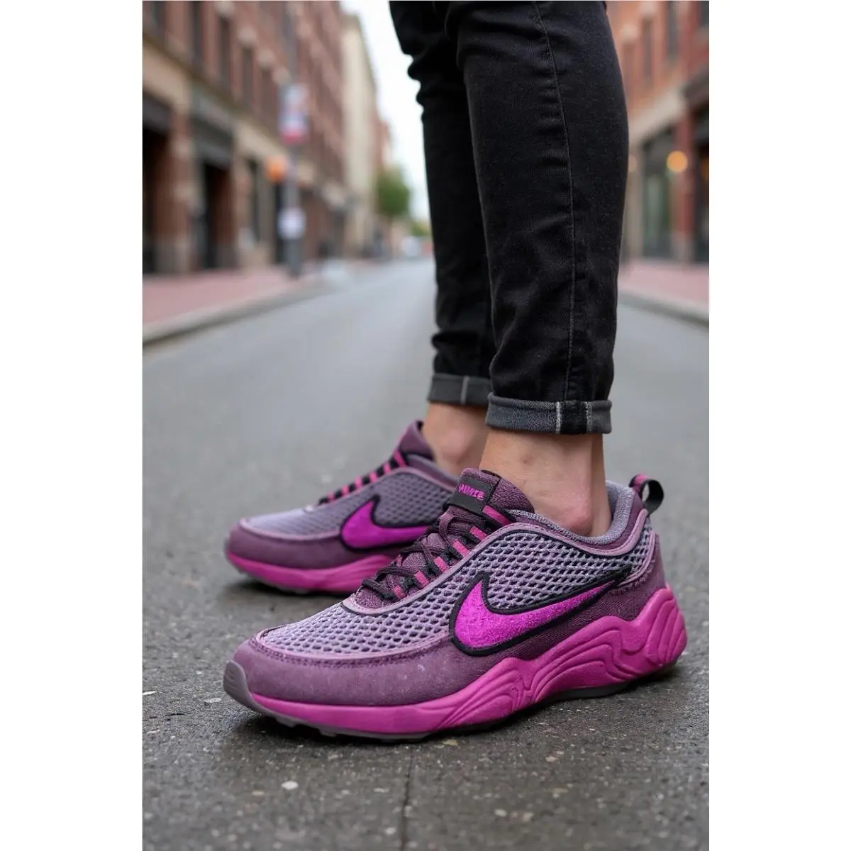 Nike Air Zoom Spiridon Prm Hot Fuchsia Viotech IH3360-599 Men`s Shoes Size 9
