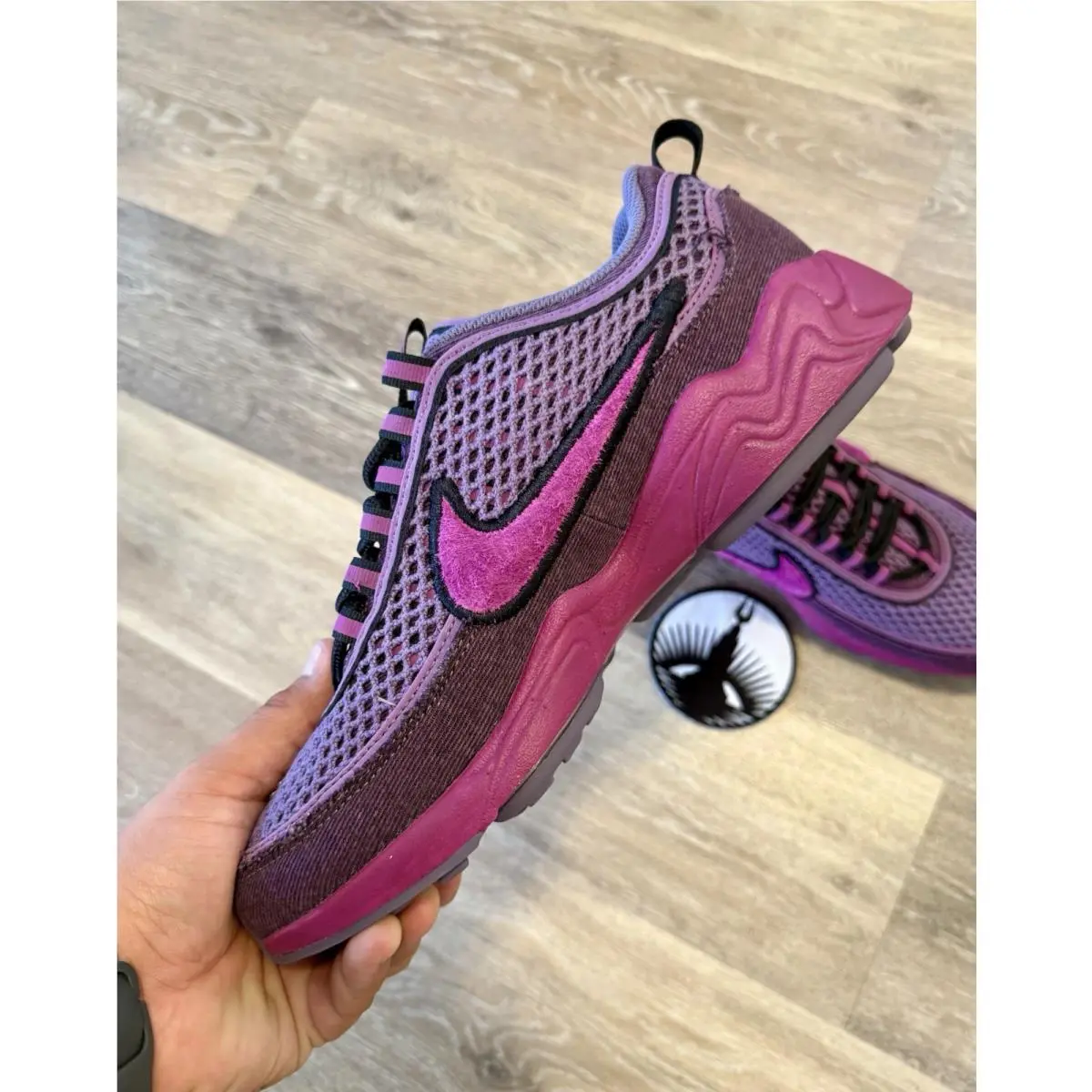 Nike shoes - Nike Air Zoom Spiridon - Air Zoom Spiridon - IH3360-599 - Hot Fuschia / Negre / Canyon Purple / Viotech (UPC: 198486126687) 3