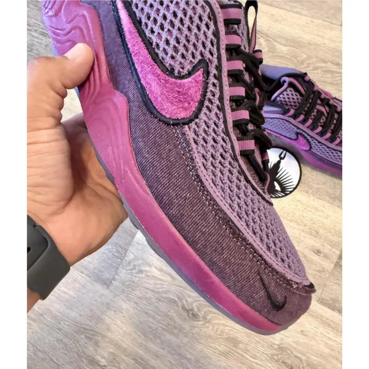 Nike shoes - Nike Air Zoom Spiridon - Air Zoom Spiridon - IH3360-599 - Hot Fuschia / Negre / Canyon Purple / Viotech (UPC: 198486126687) 7