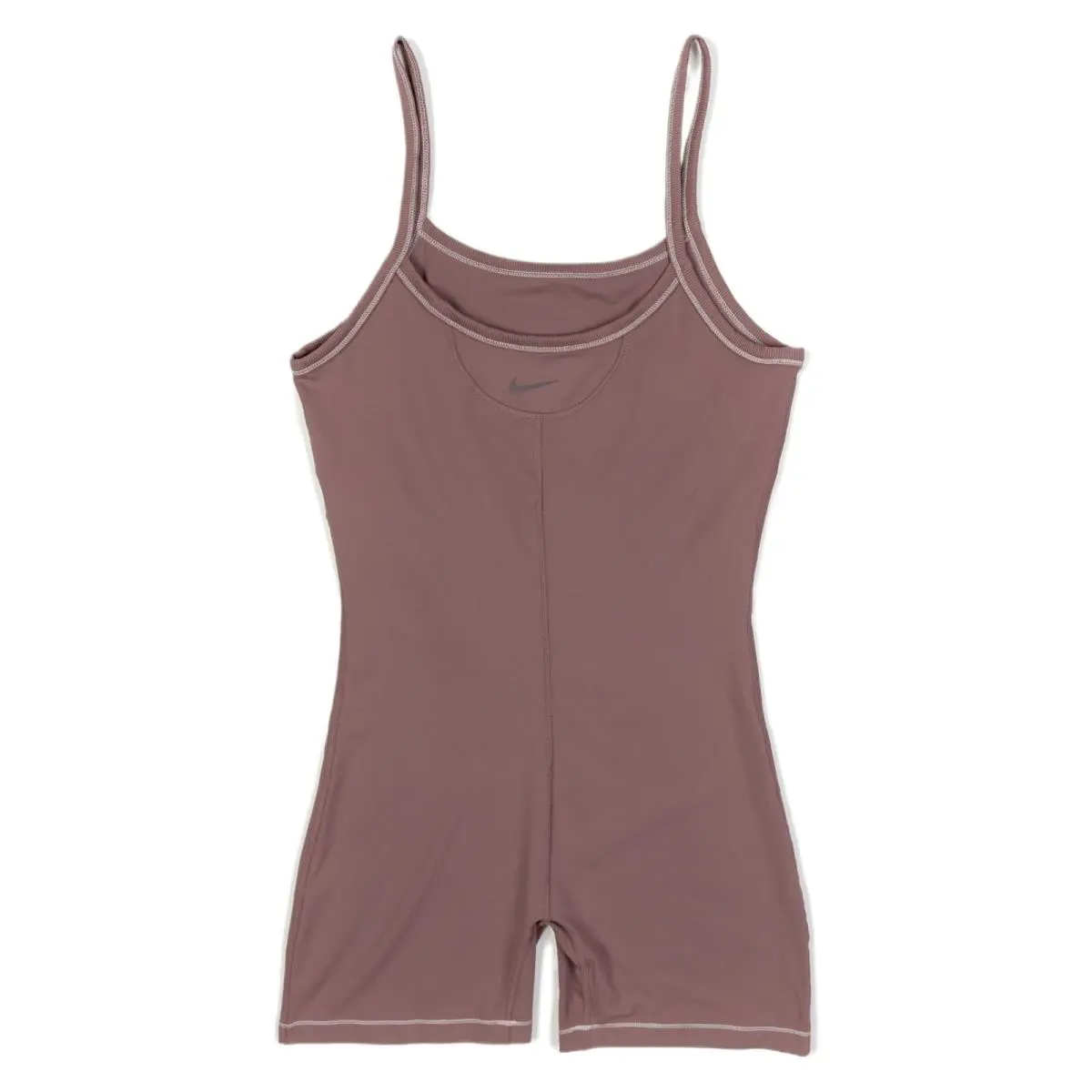 Nike Dri Fit Short Sleeve Womens Bodysuit Smokey Mauve Large
