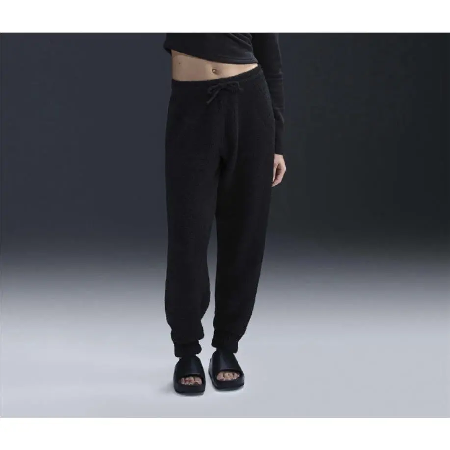 Nike Phoenix Cozy Knit Boucle Oversized Black Joggers Women’s FZ1703-010 Small S