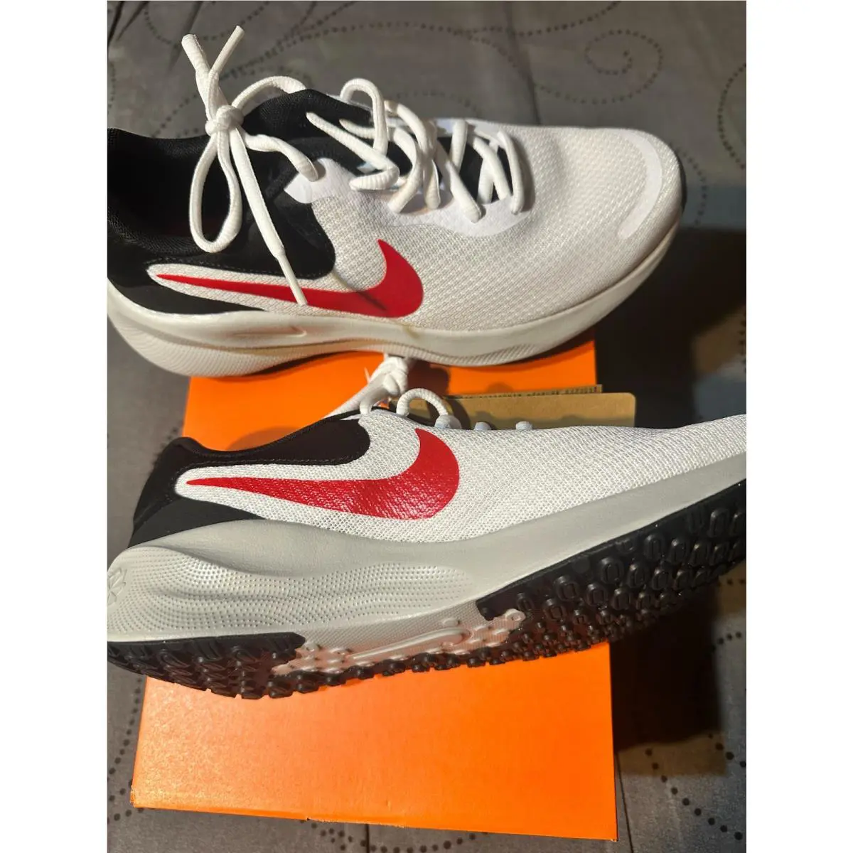 Nike shoes - Nike Revolution 7 - Revolution - WHITE + RED FIRE + BLACK 0