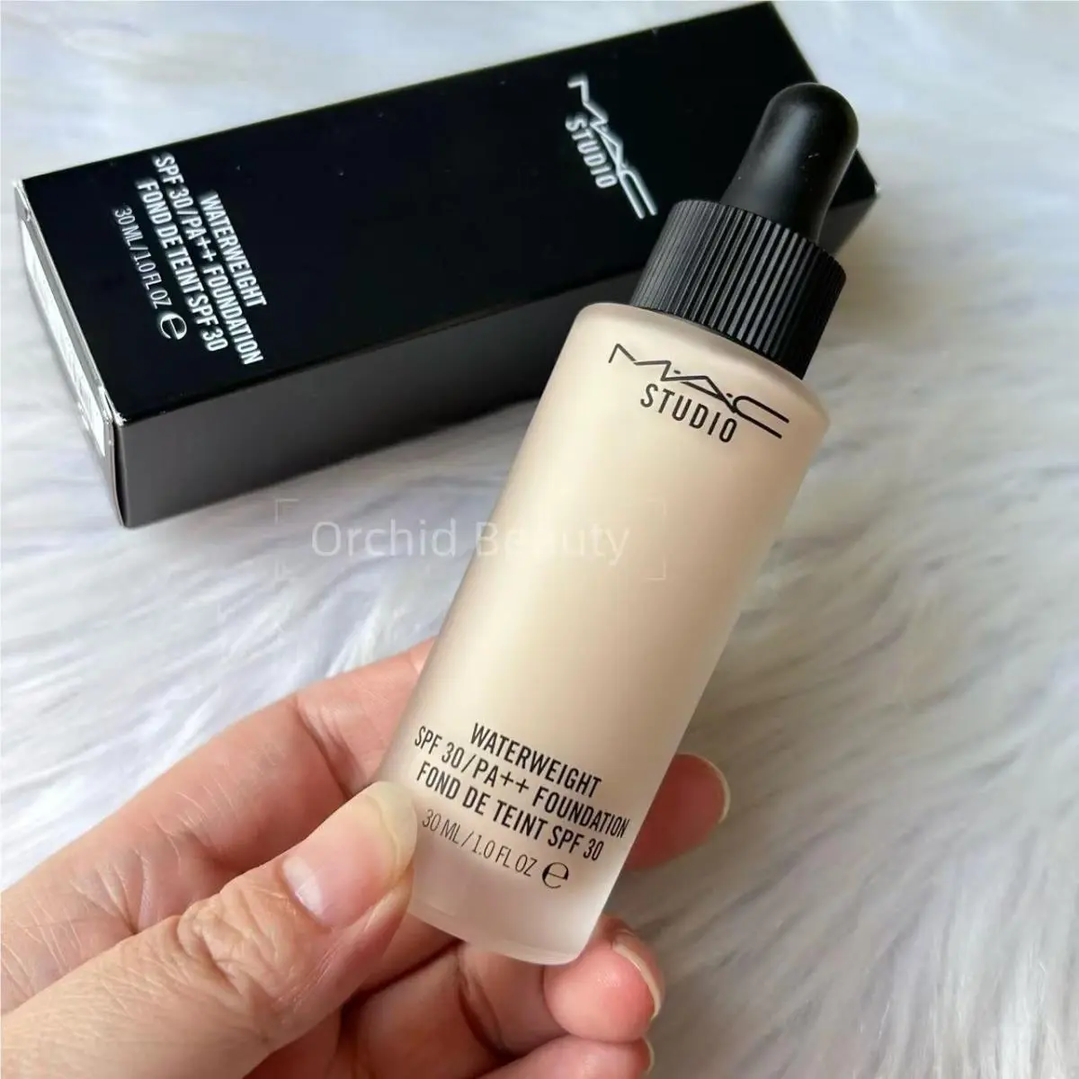 Box Mac Studio Waterweight Foundation Spf 30 Full Size 30ml/1oz N12 by MAC Cosmetics