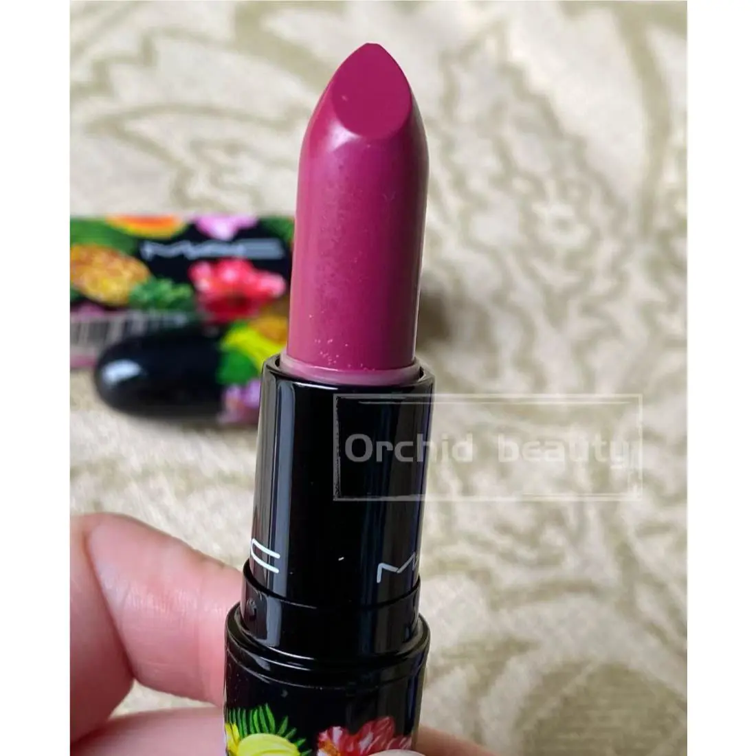 Boxed Mac Fruity Juicy Lipstick Si Si Me Full Size 3 g Limited Edition Rare