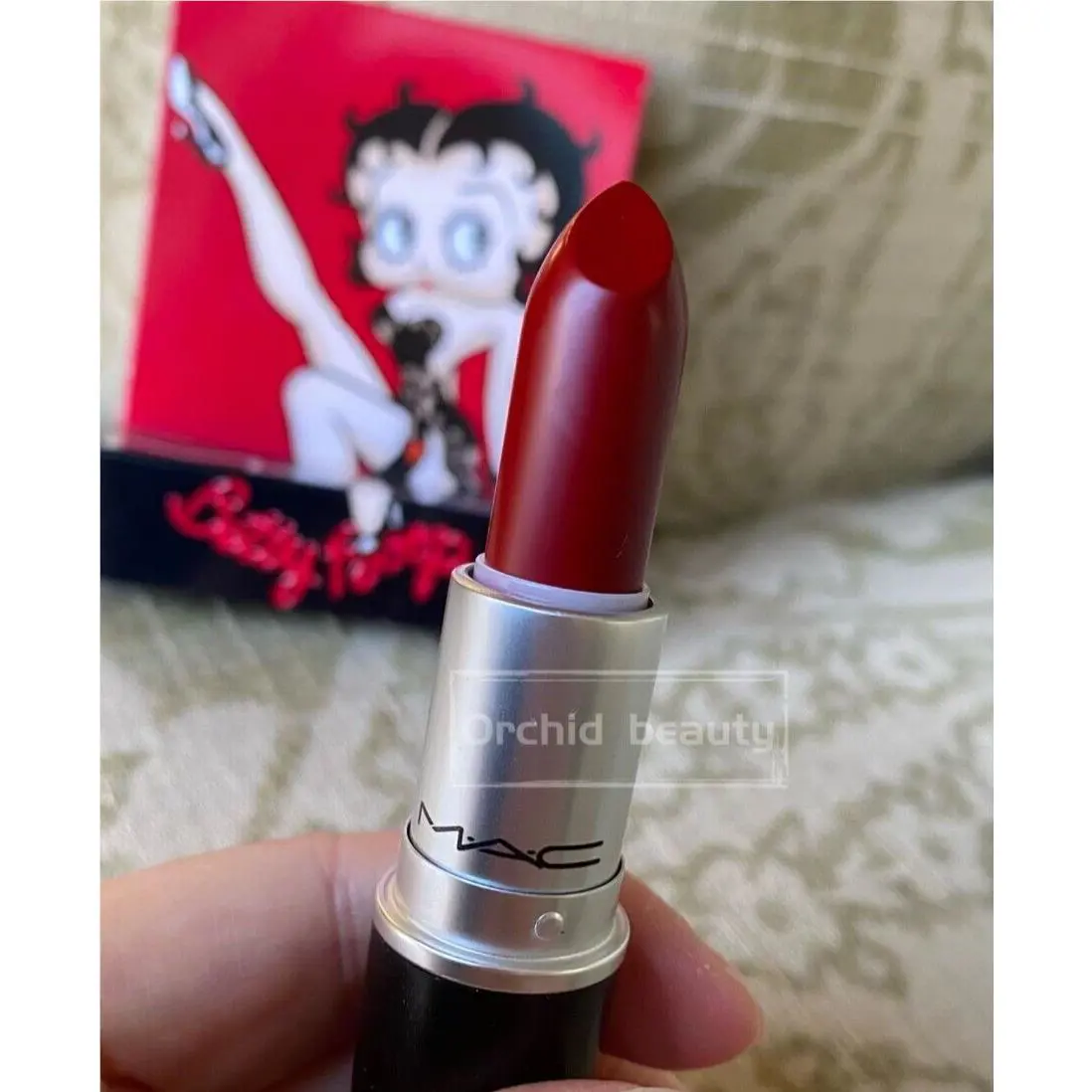 Mac Betty Boop Red Lipstick Full Size 3 g/0.1 oz Limited Edition Rare