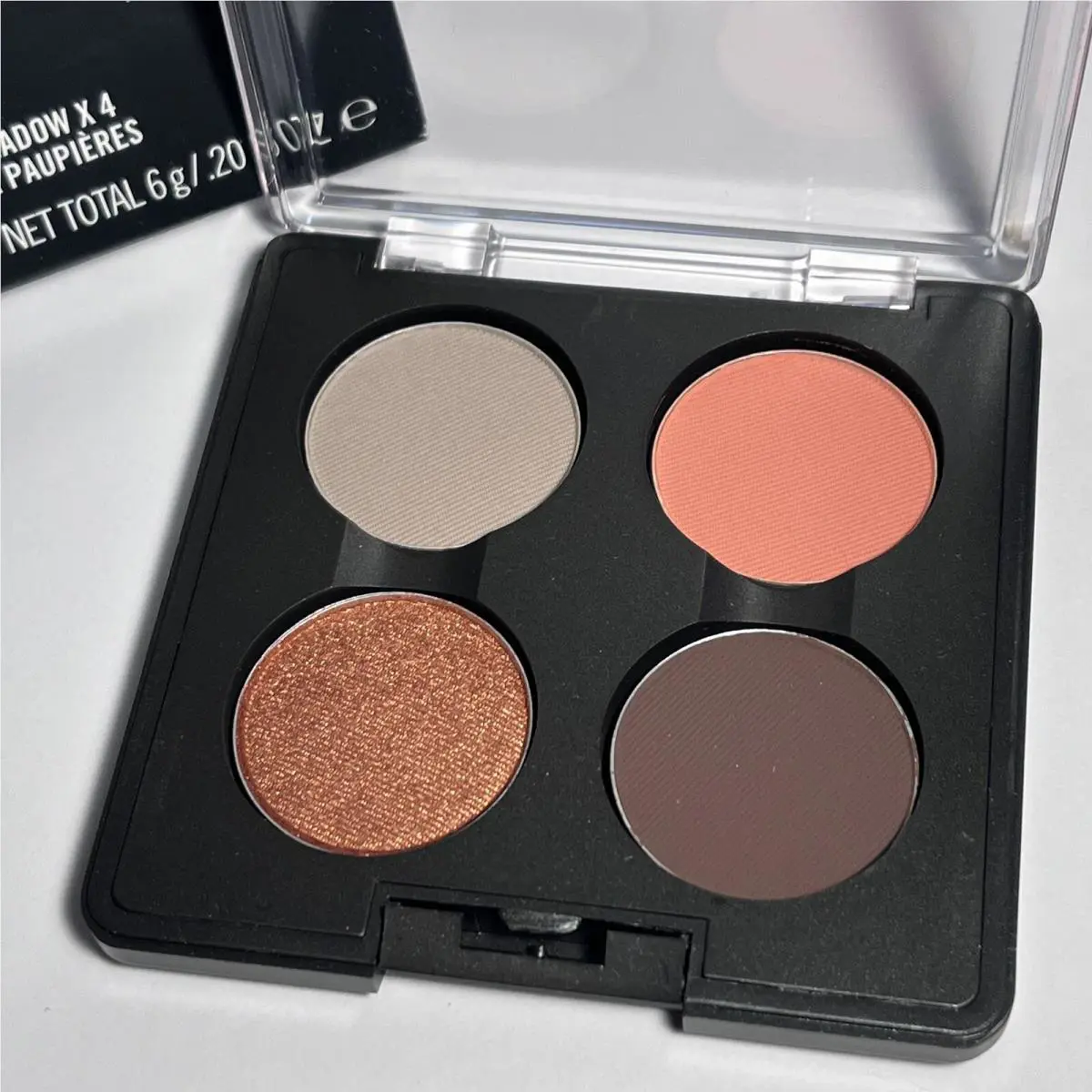 Mac Colour Scheme 1 Eyeshadow Quad Palette Taupe Coral Copper Brown