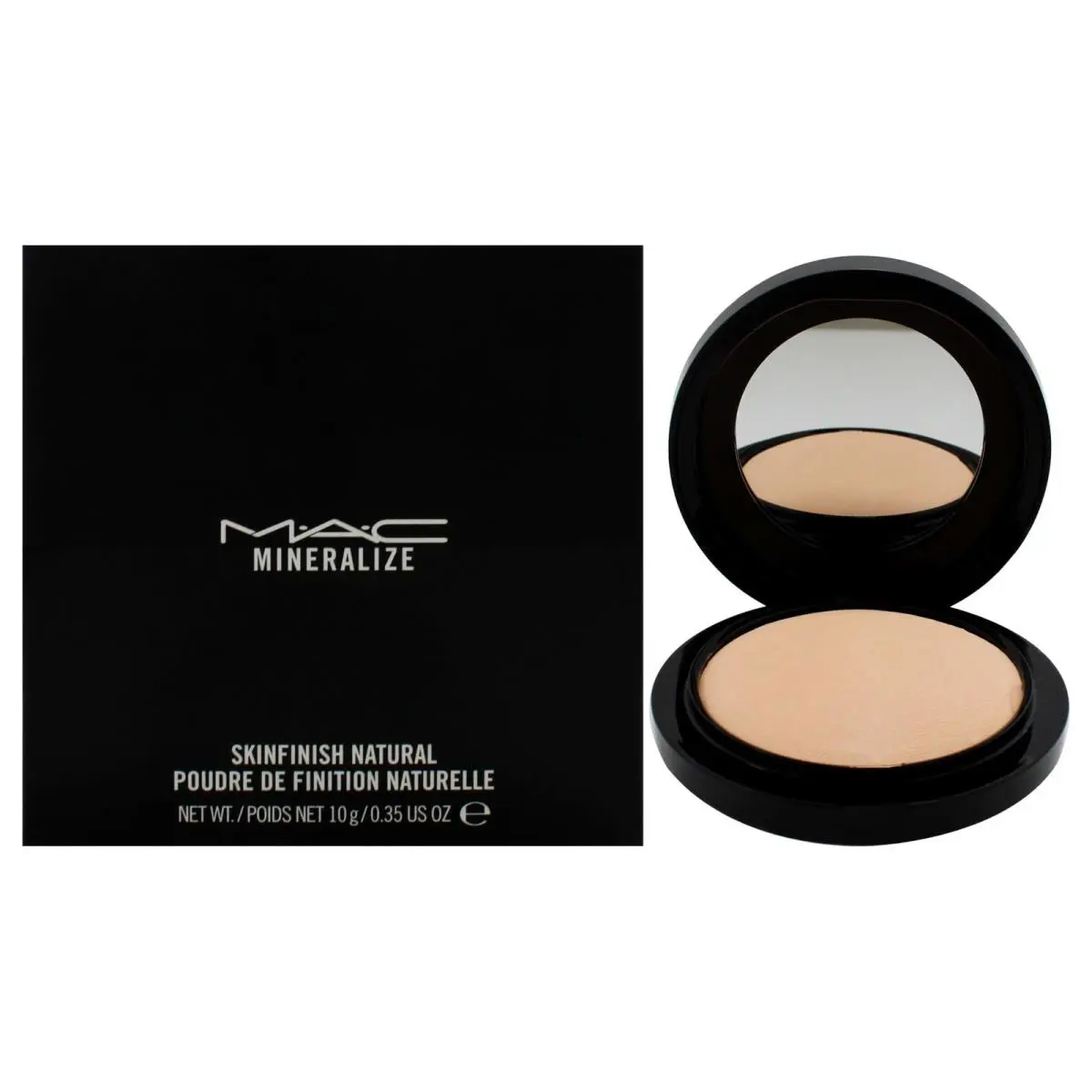 Mac Cosmetics Beige Mineral Face Powder 0.35 Ounce Medium Plus Natural Matte Finish - Beige