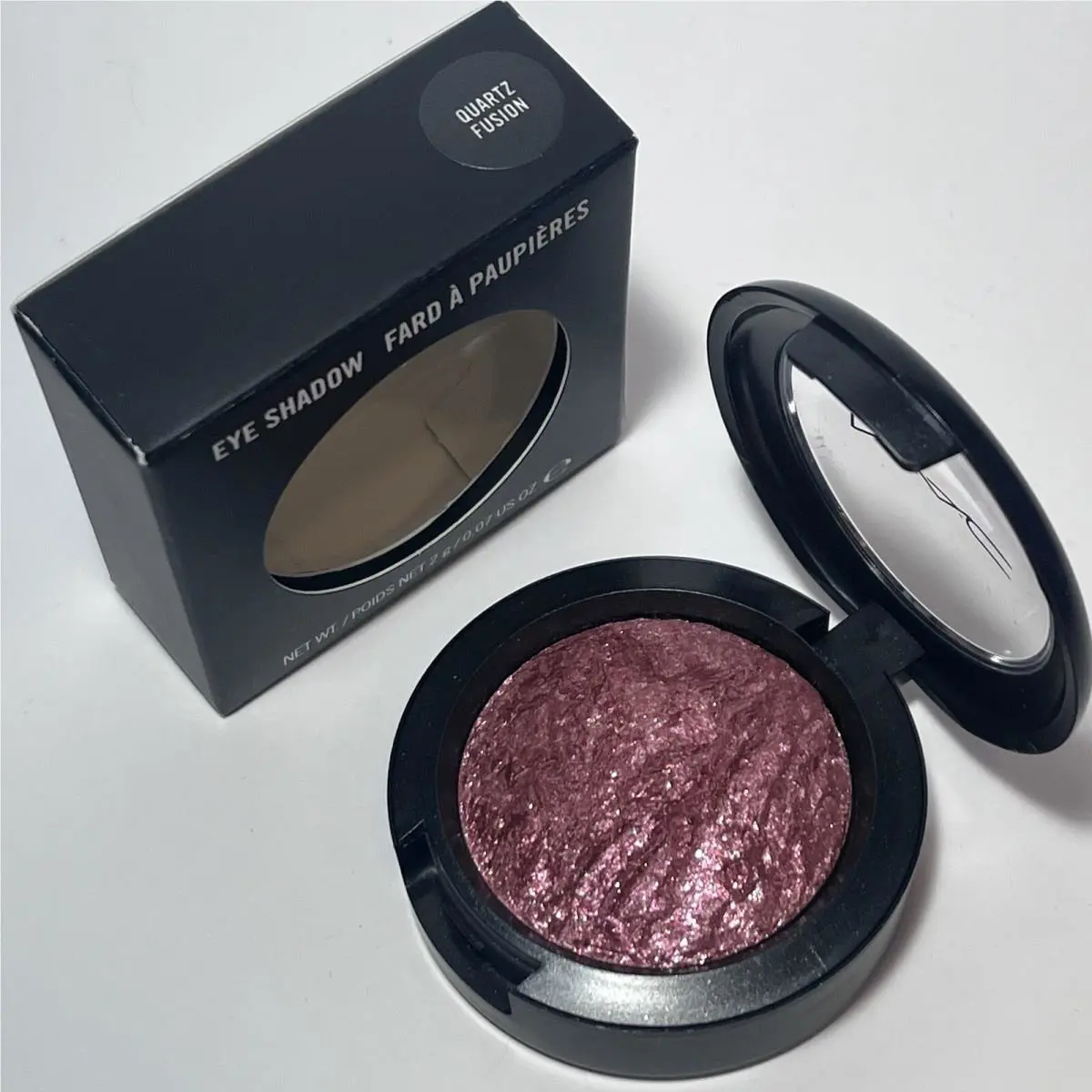 Mac Quartz Fusion Mineralize Eye Shadow Semi-precious Pink Silver
