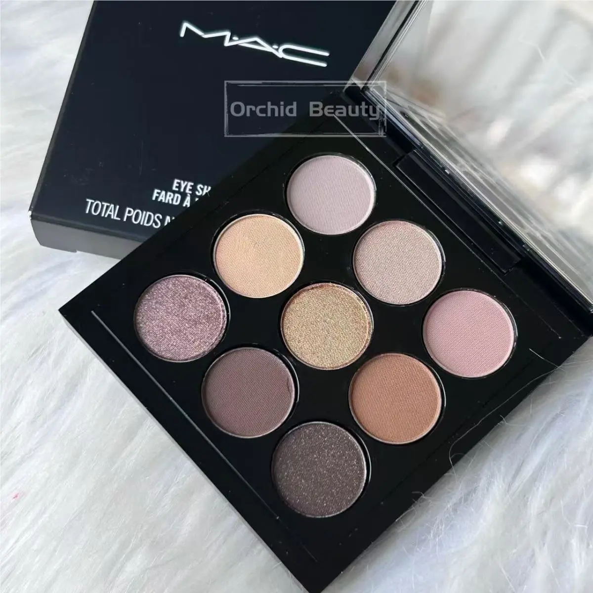 Mac Eyeshadow x 9 Palette Amber Times Nine Full Size 0.20oz/5.85g Rare
