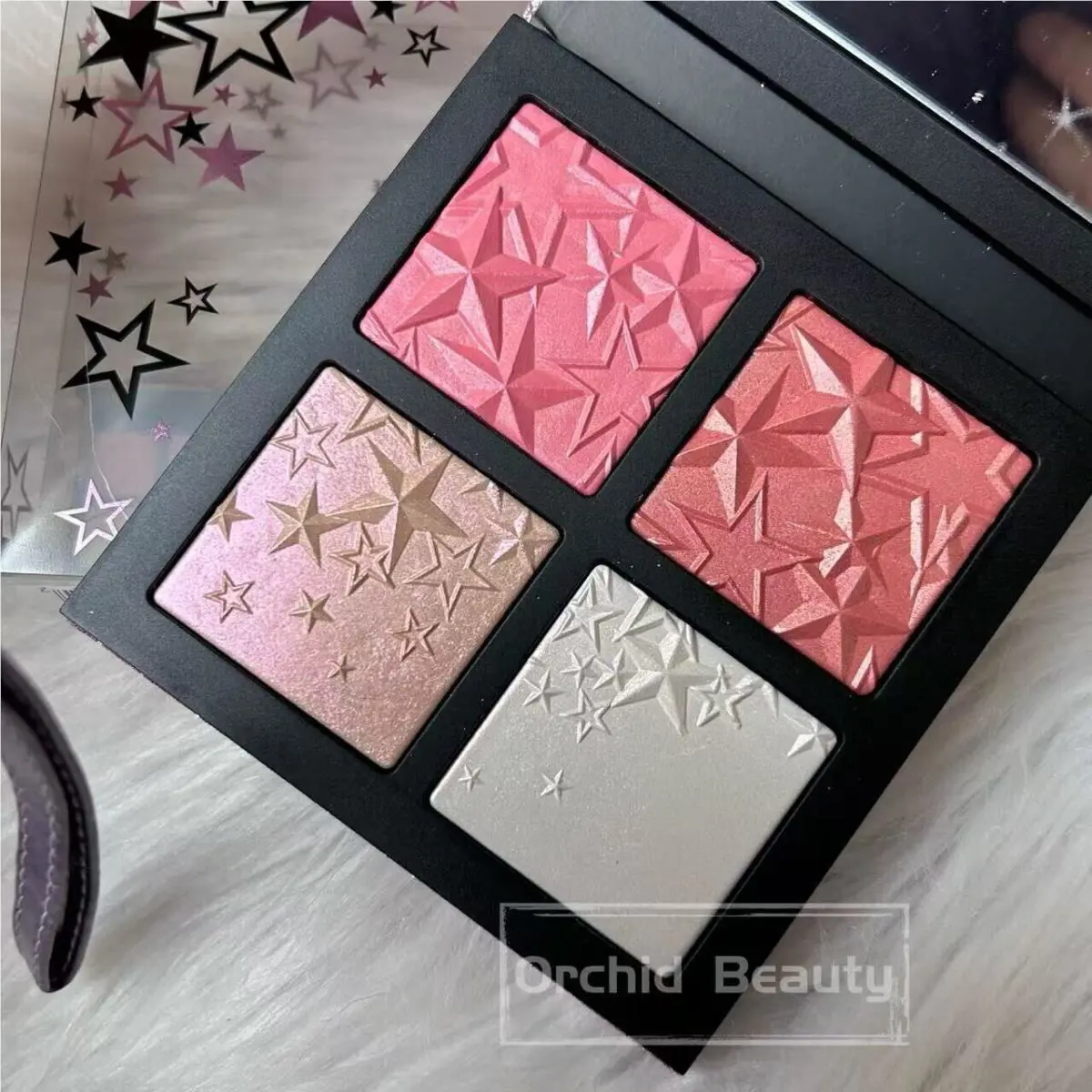Mac Star Dipped Face Blush Compact Light Full Size Limited Edition Rare