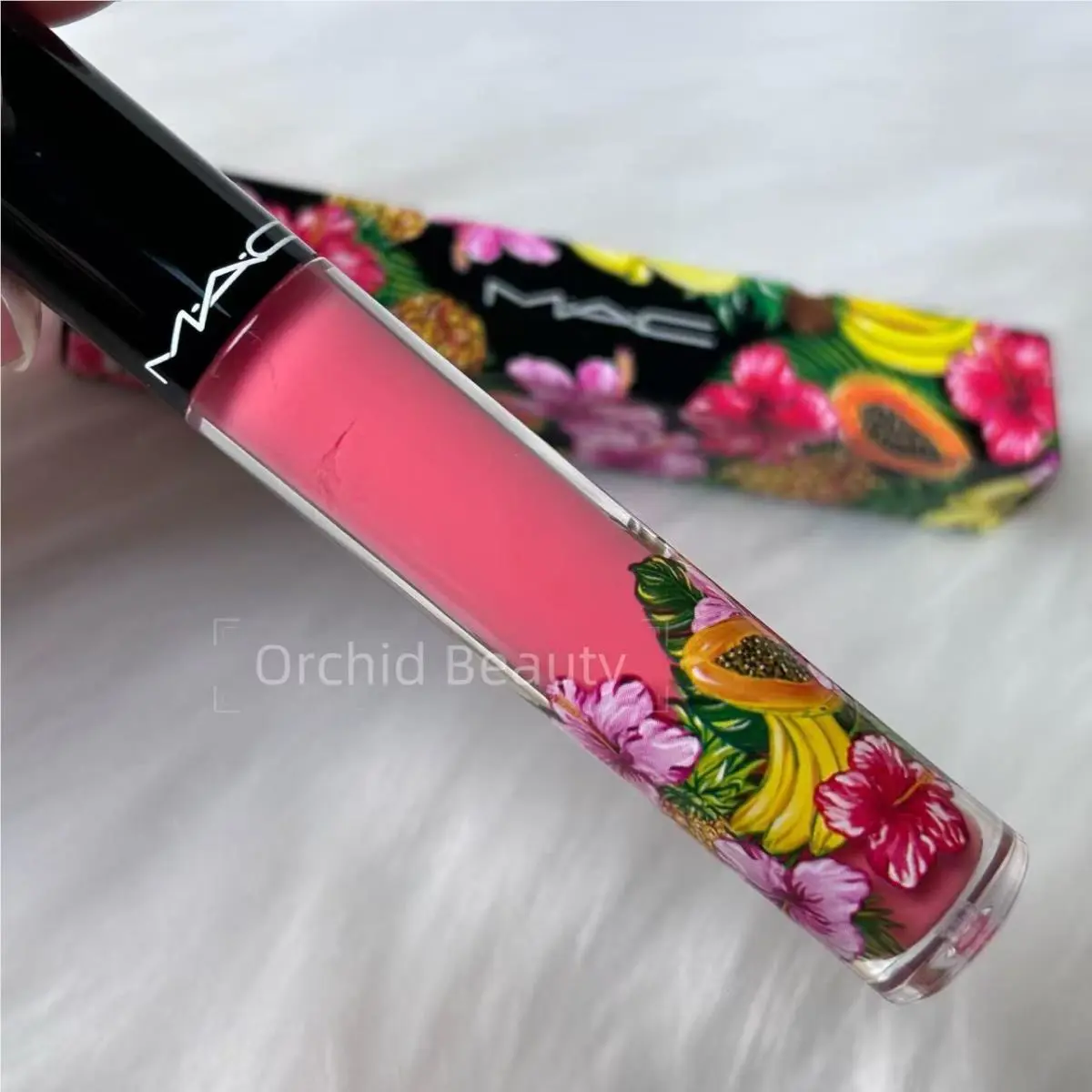 Boxed Mac Fruity Juicy Cremesheen Glass Lip Gloss Cha Cha Cha Full Size Rare