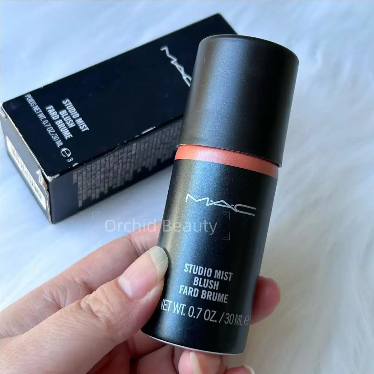 Boxed Mac Studio Mist Blush Peach Spritz Spray Full Size 30 ml/0.7 oz Rare