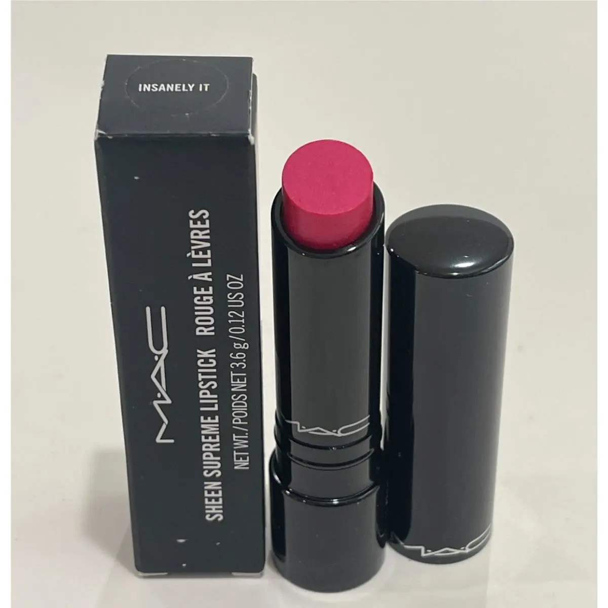 Mac Sheen Supreme Lipstick Insanely It .12 fl oz / 3.6 g