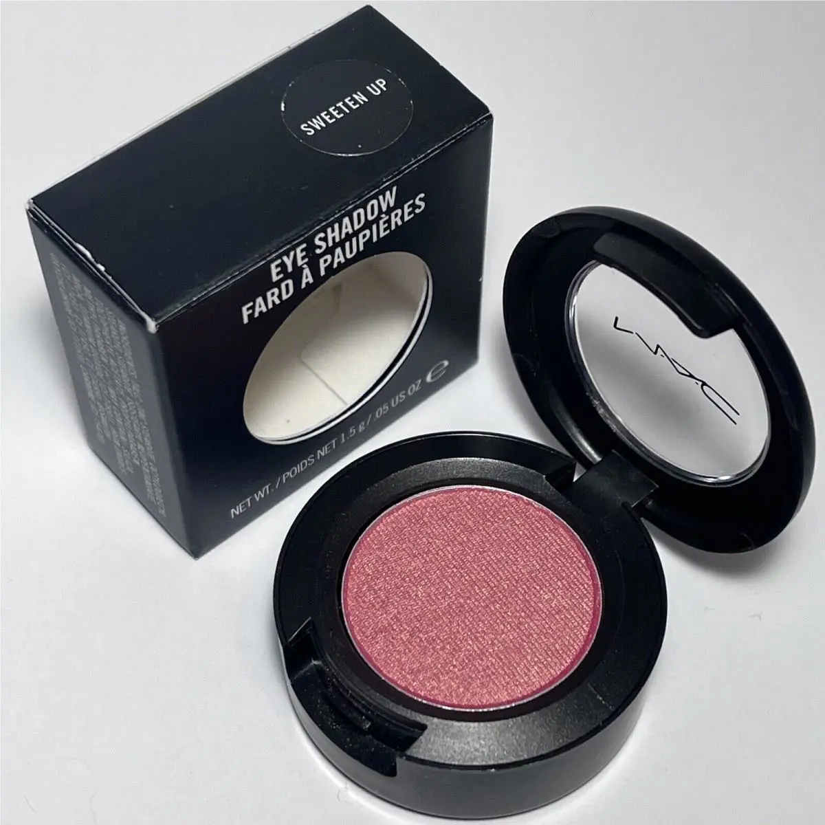 Mac Sweeten UP Frost Eye Shadow Holidazzle Frosted Coral Gold Rare