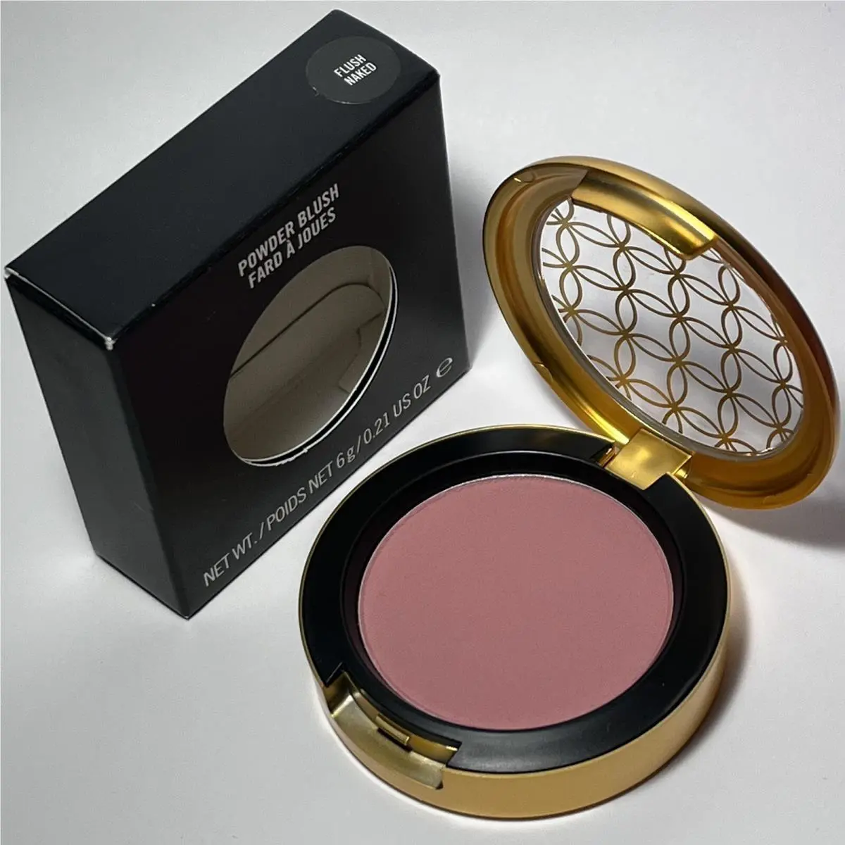 Mac Flush Naked Matte Powder Blush Patternmaker Mid-tone Coral Peach