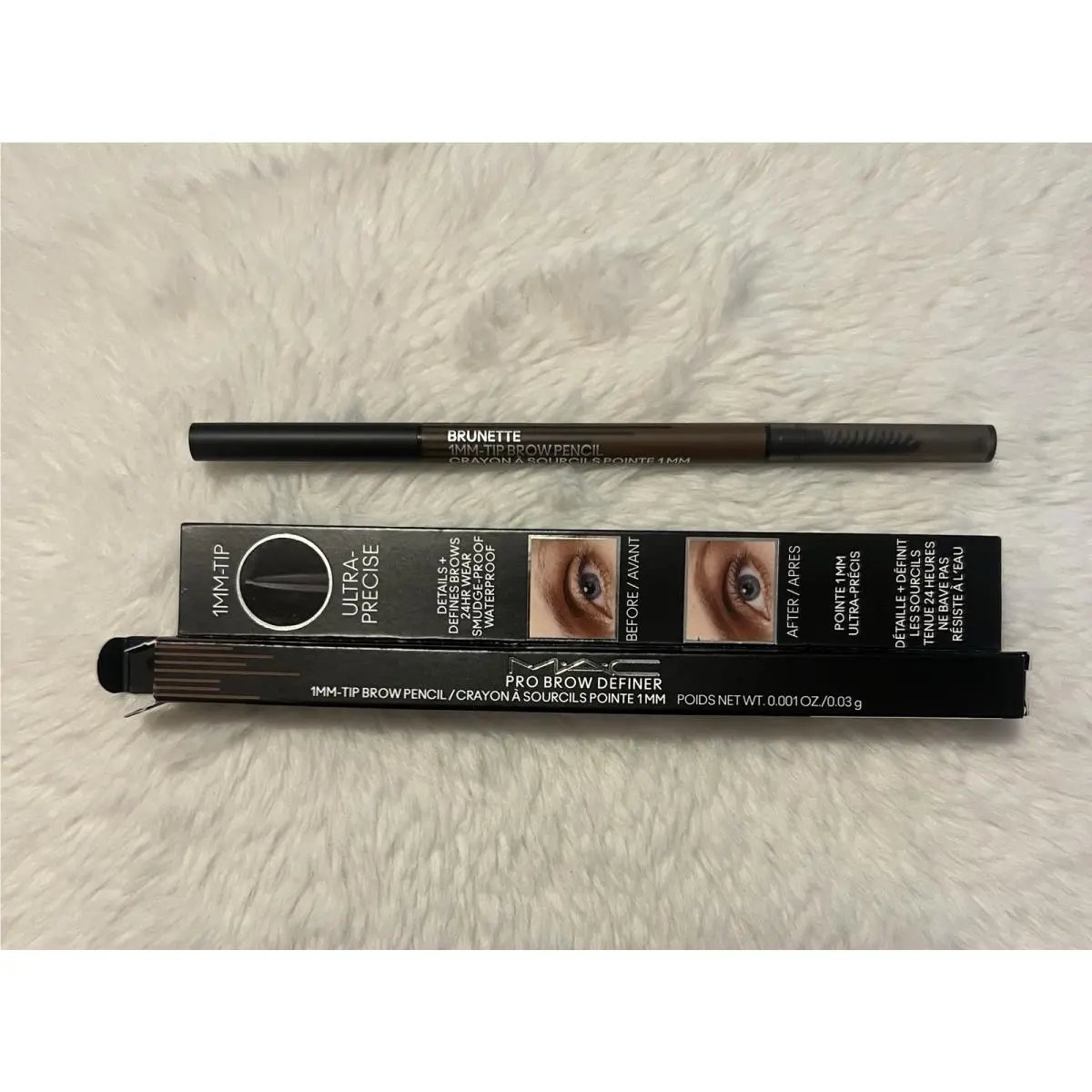 Mac Pro Brow Definer 1mm Tip Brow Pencil Brunette 0.001 Ounces