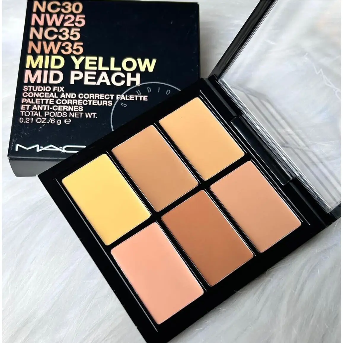 Mac Studio Fix Conceal and Correct Palette Medium Full Size 0.21 Oz/6 g