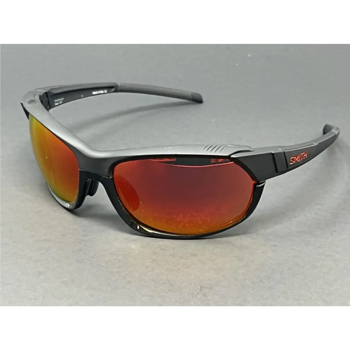 Smith Sunglasses Overdrive/n D28 Matte Black 61mm Men`s Wrap Extra Lens Italy
