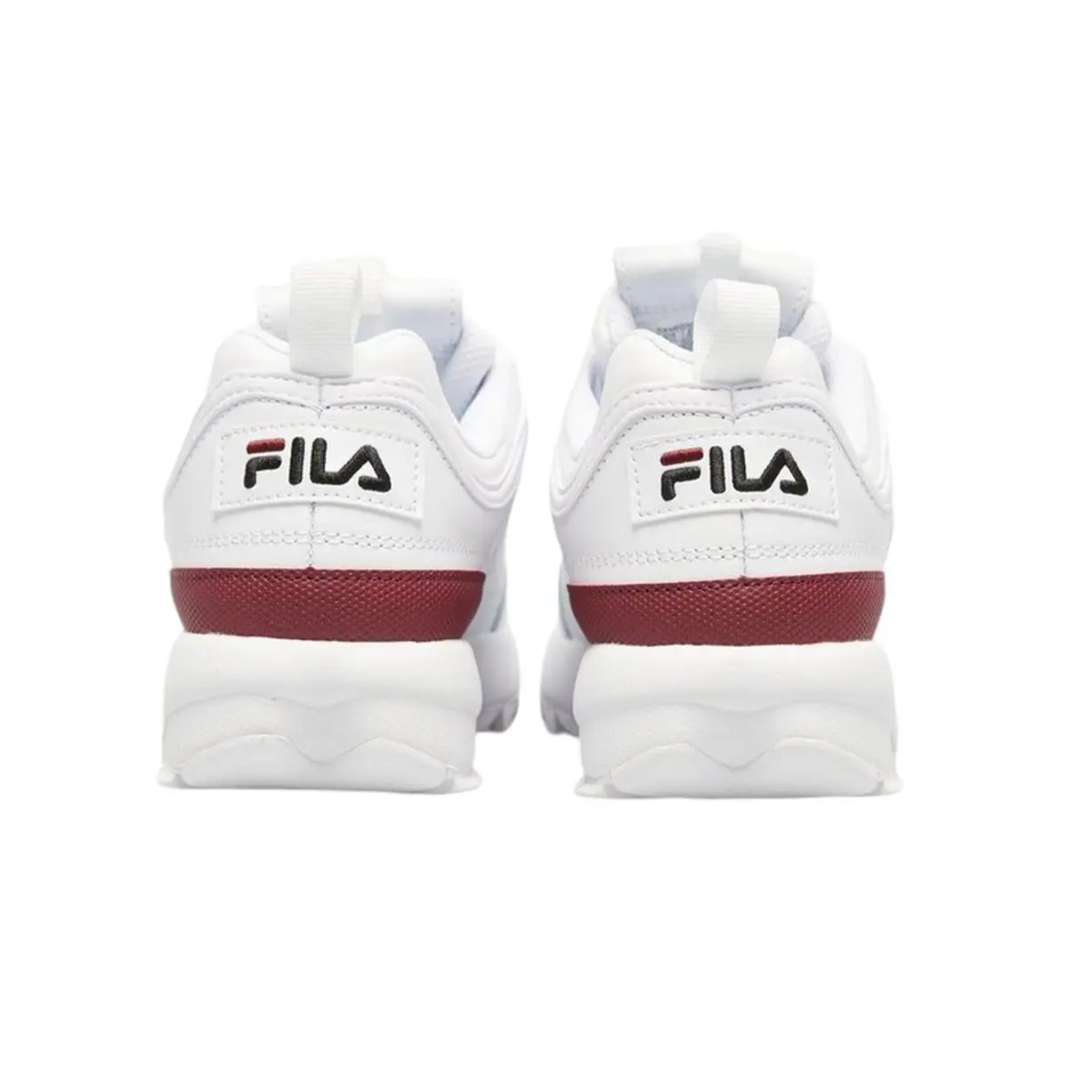 Fila shoes - White/Black/Red 2