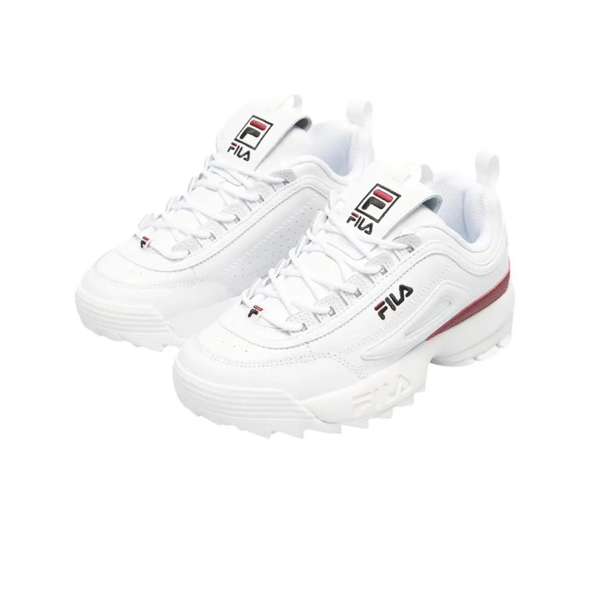 Fila shoes - White/Black/Red 8
