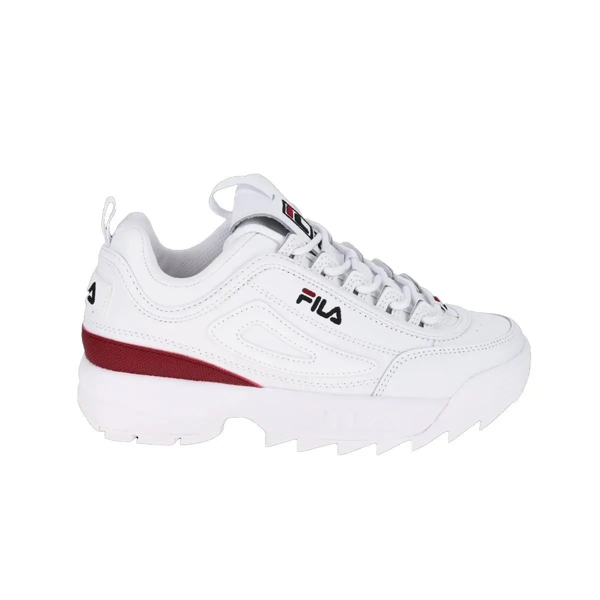 Fila shoes - White/Black/Red 4