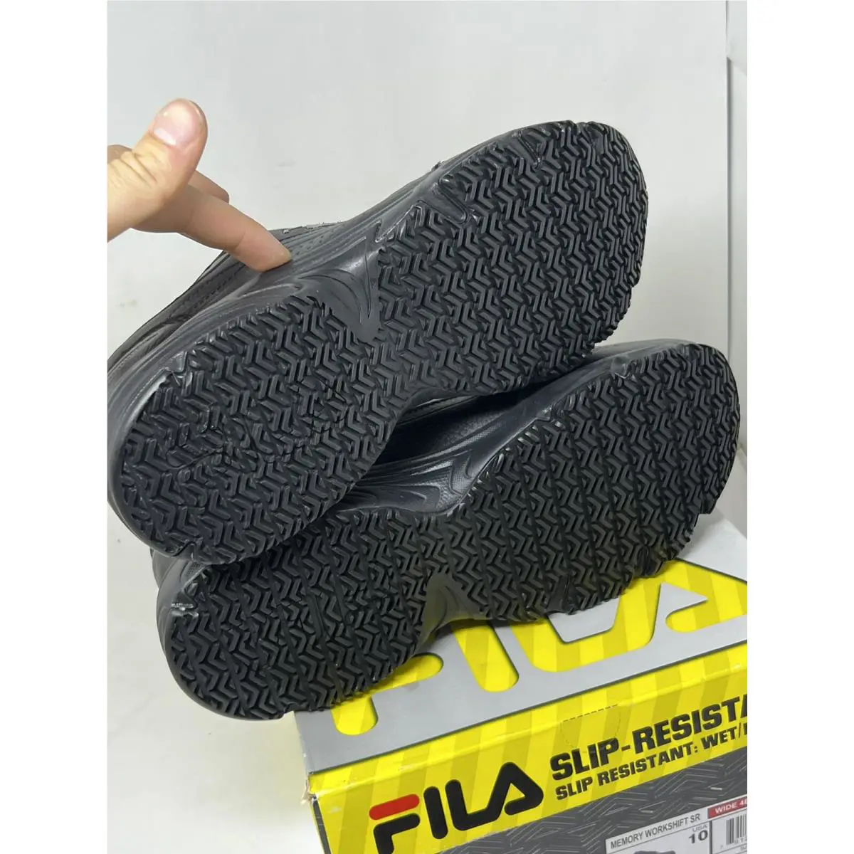 Fila shoes - Fila Memory Workshift Slip-Resistant - Memory Workshift - 1SG30002001 - Black (UPC: 791272865595) 1