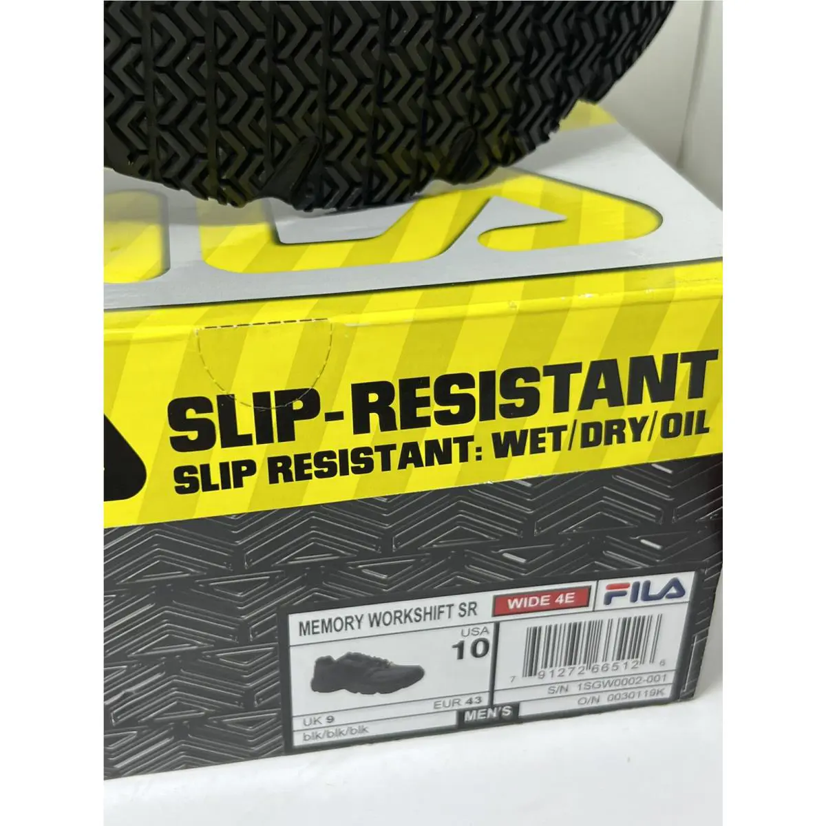 Fila shoes - Fila Memory Workshift Slip-Resistant - Memory Workshift - 1SG30002001 - Black (UPC: 791272865595) 2