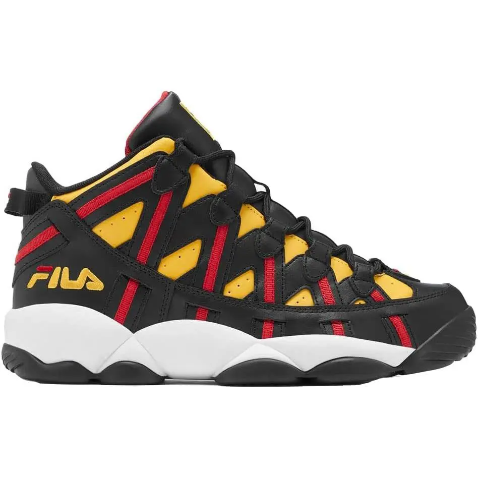 Fila Stackhouse Spaghetti Mens Shoes Yellow Black Size 9.5 - 1BM01788-704 - Black