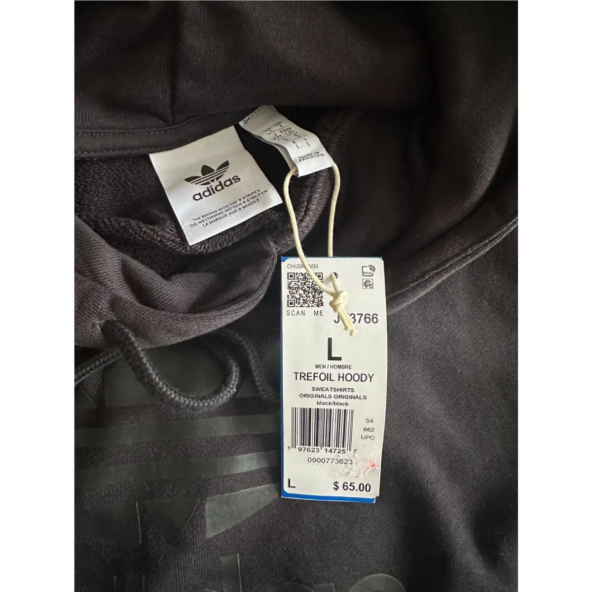 Adidas clothing - Black / Black 8