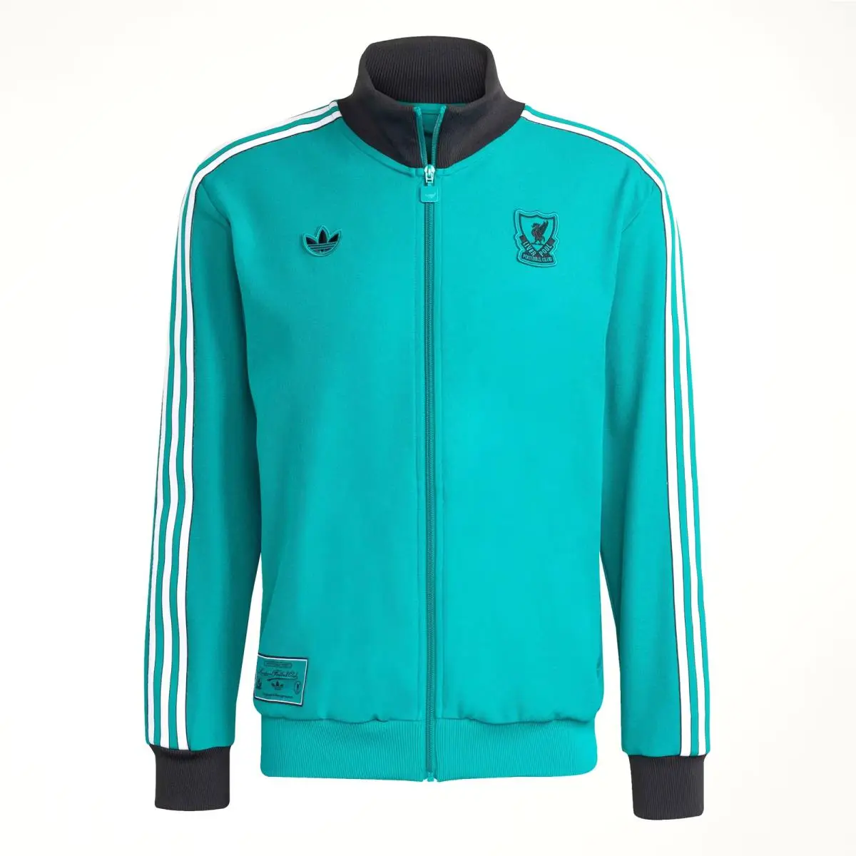 Adidas clothing - adidas Liverpool FC Terrace Icon Track Top - JW5464 - Green 10