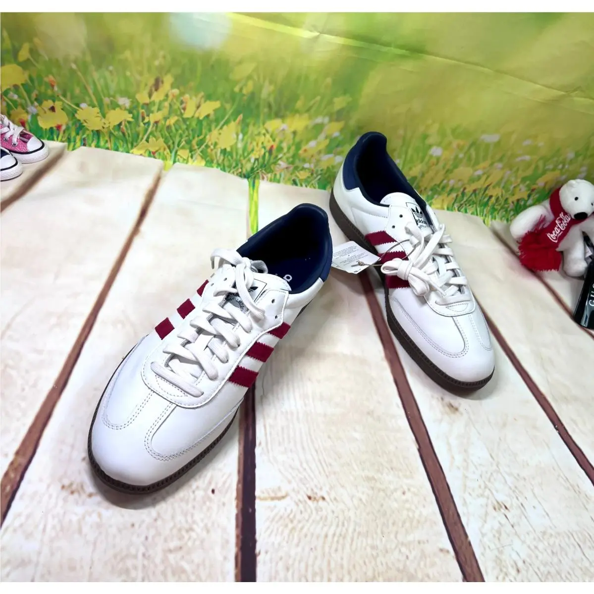 Adidas shoes - adidas Originals Samba - Originals Samba - IH4881 - Core White/Team Victory Red/Night Indigo 2