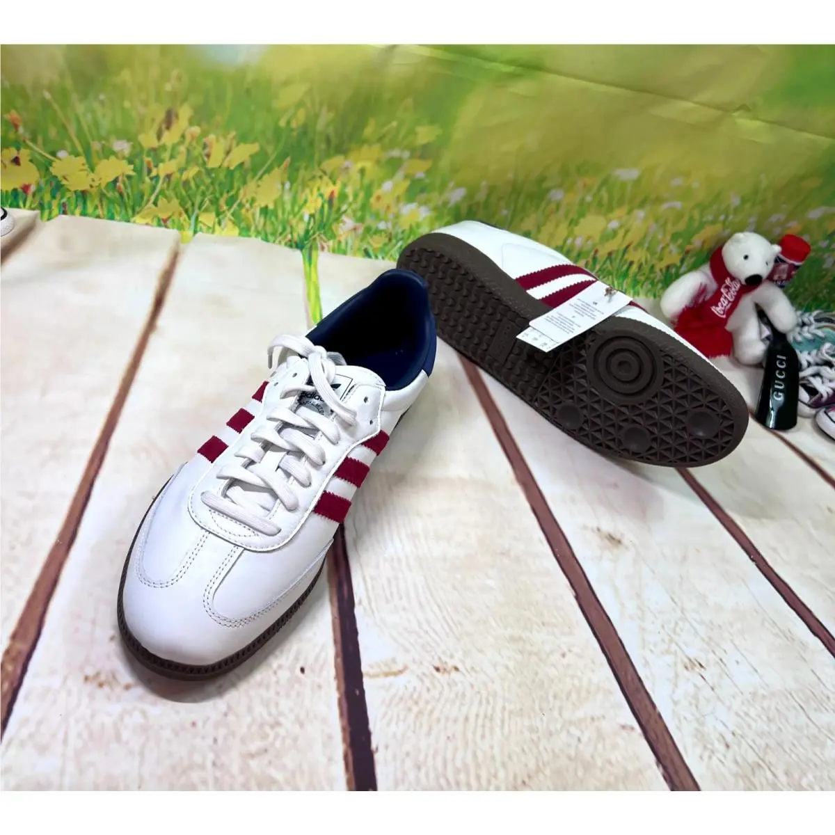 Adidas shoes - adidas Originals Samba - Originals Samba - IH4881 - Core White/Team Victory Red/Night Indigo 3