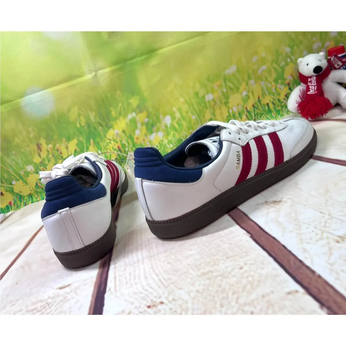 Adidas shoes - adidas Originals Samba - Originals Samba - IH4881 - Core White/Team Victory Red/Night Indigo 5