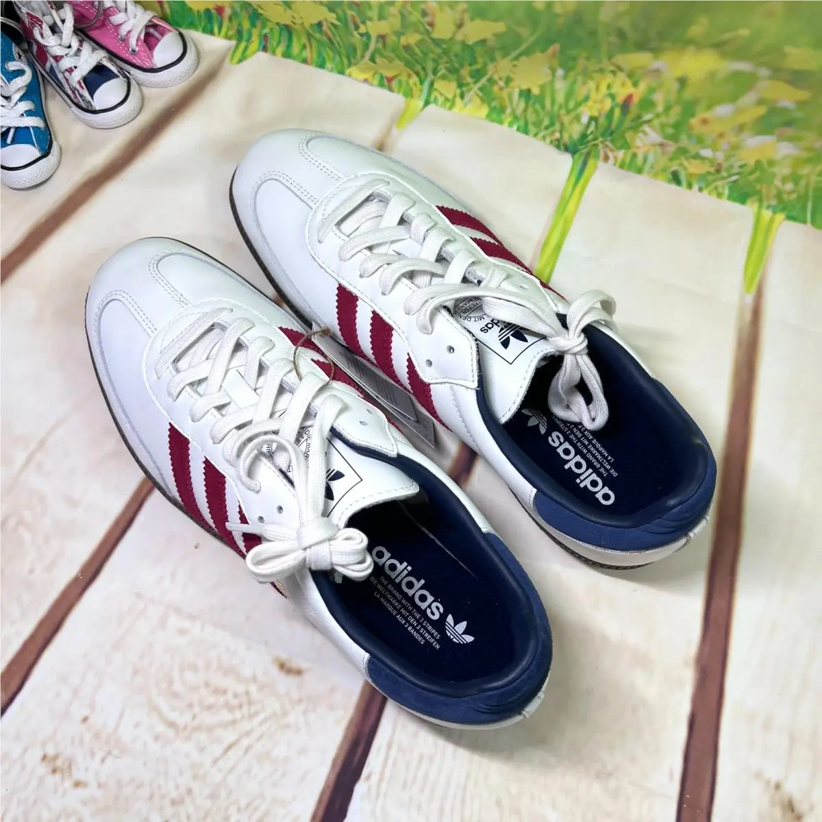 Adidas shoes - adidas Originals Samba - Originals Samba - IH4881 - Core White/Team Victory Red/Night Indigo 12