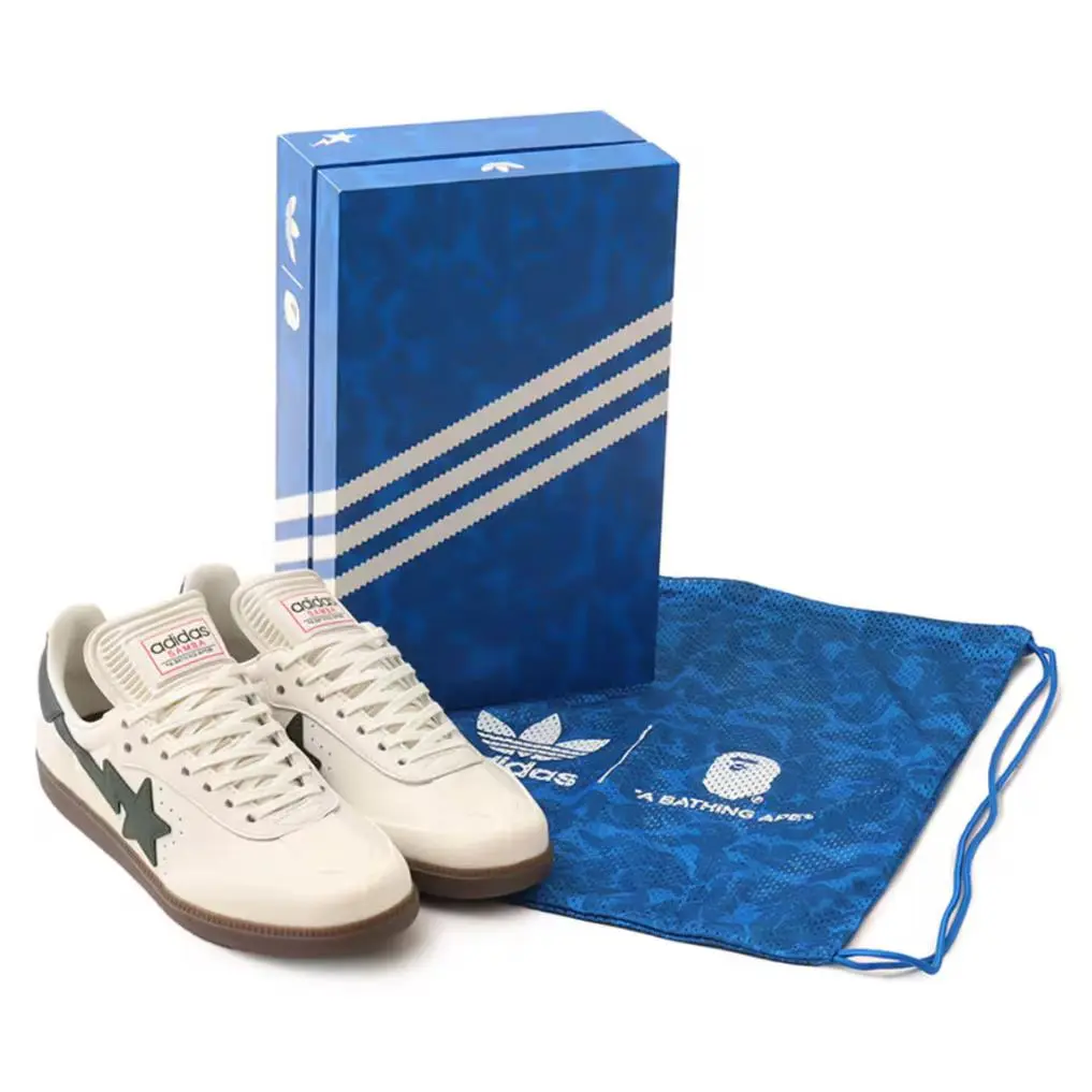 Bape × Adidas Samba Sneakers World Cup Retro Originals Classic Trainers Men Size