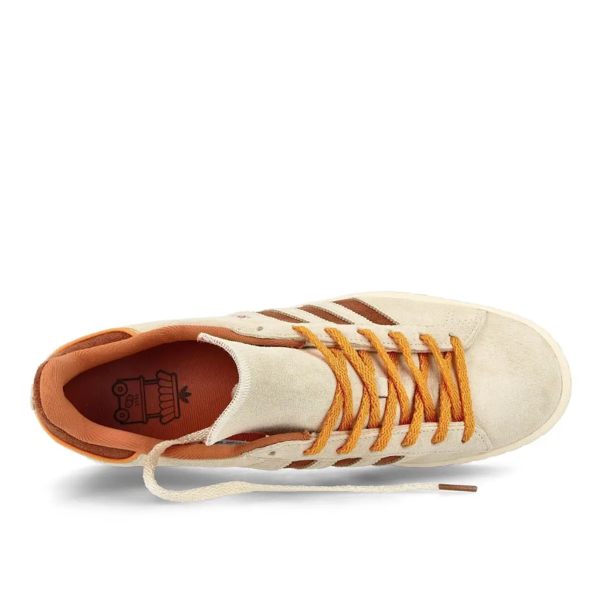 Adidas shoes Campus - Brown, Manufacturer: Cream White / Auburn / Eqt Orange 1