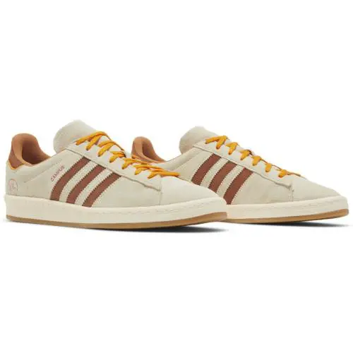 Adidas shoes Campus - Brown, Manufacturer: Cream White / Auburn / Eqt Orange 3