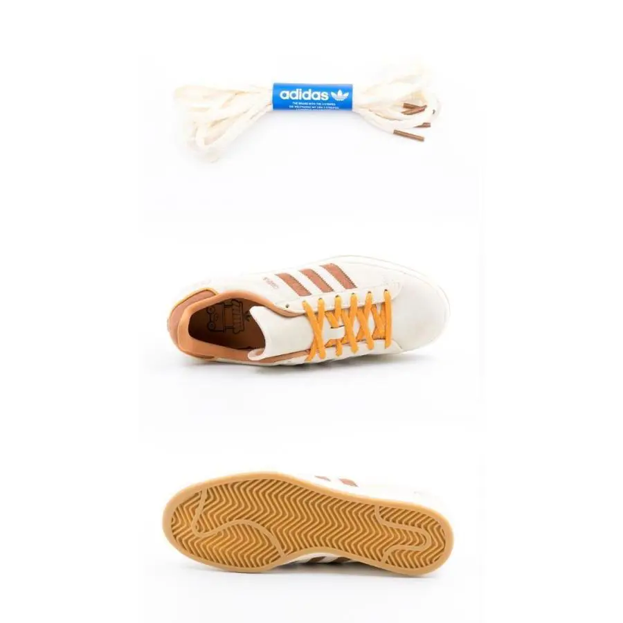 Adidas shoes Campus - Brown, Manufacturer: Cream White / Auburn / Eqt Orange 5