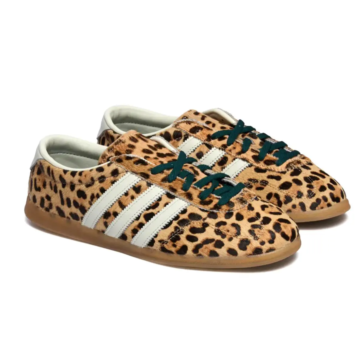 Adidas Originals Gazelle Lo Pro Sneakers Fur Trainers Women Leopard Shoes