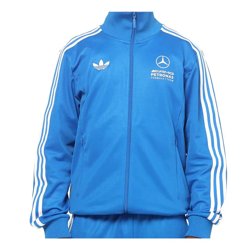 Adidas clothing - adidas x Mercedes AMG Petronas Formula 1 Team Blue Wonder Track J - KT5128 - Blue 1