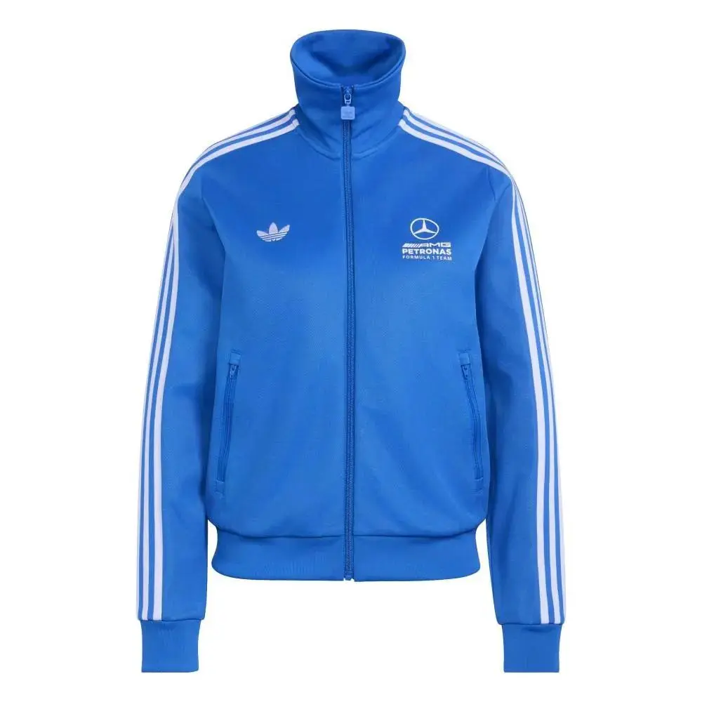Adidas clothing - adidas x Mercedes AMG Petronas Formula 1 Team Blue Wonder Track J - KT5128 - Blue 4