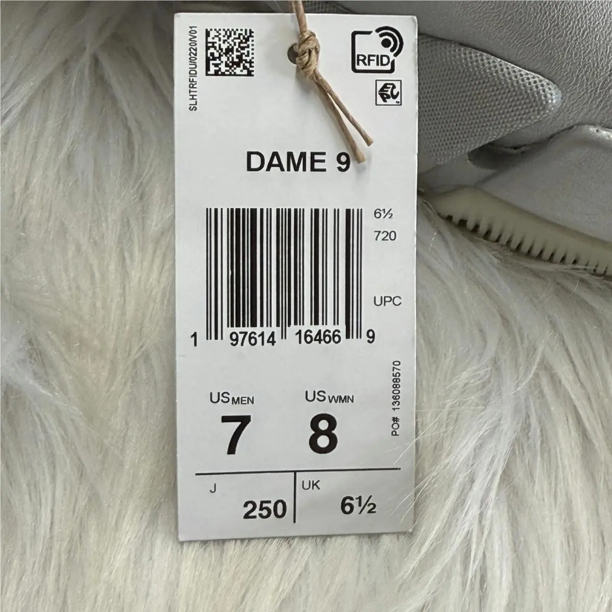 Adidas shoes - Dame 9 Tecmo Bowl - Dame Tecmo Bowl - JH6633 - Silver 14