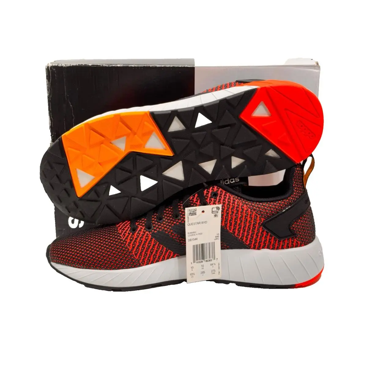Adidas shoes - adidas Questar BYD - Questar BYD - DB1544 - BLACK/WHITE/SOLAR RED 16