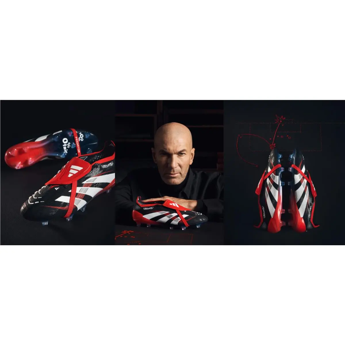 Adidas Predator Elite Foldover Tongue Firm Ground Soccer Cleats Shoes Mens Size