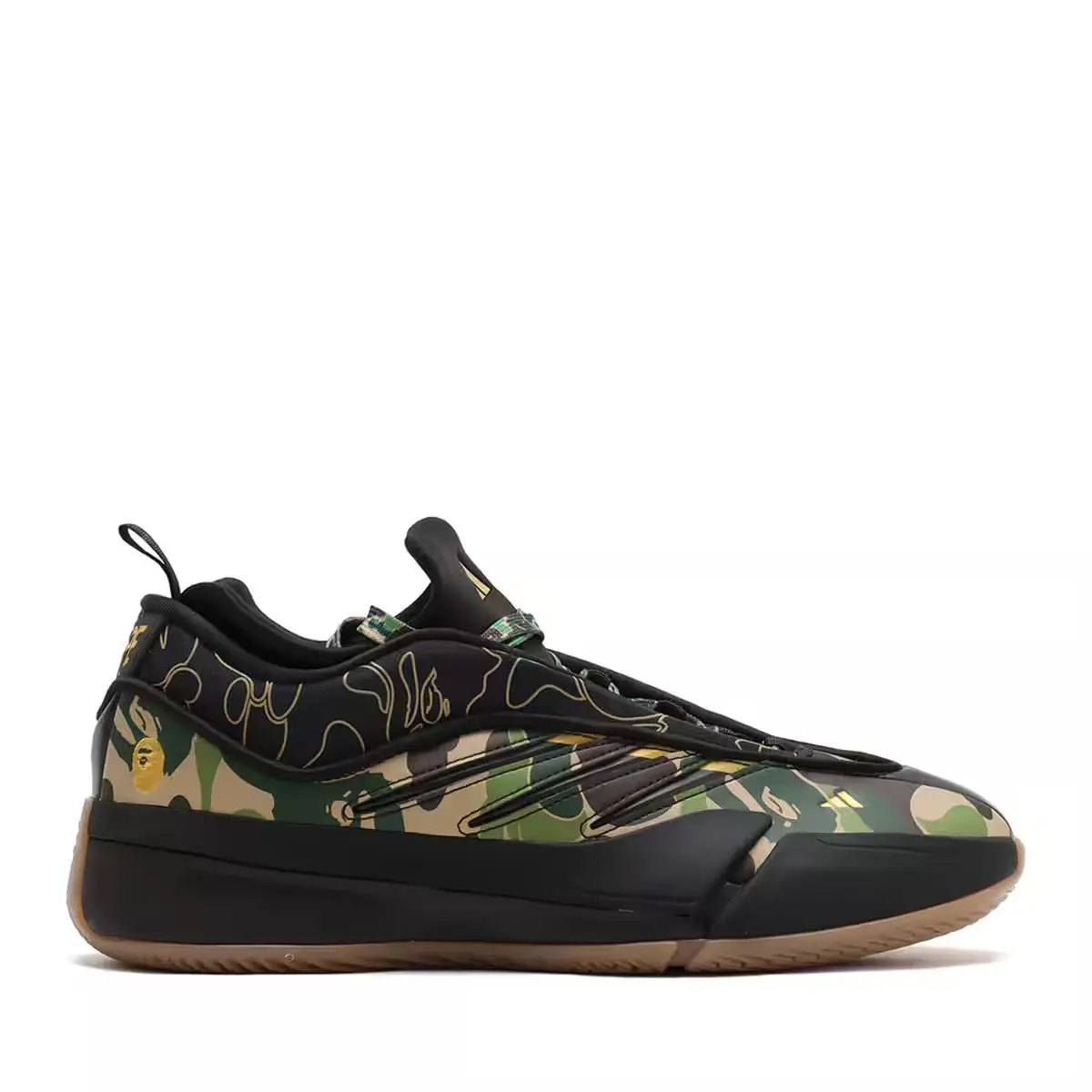 Adidas shoes - adidas Dame 9 Bape - Dame Bape - JH6358 - Multicolor 4