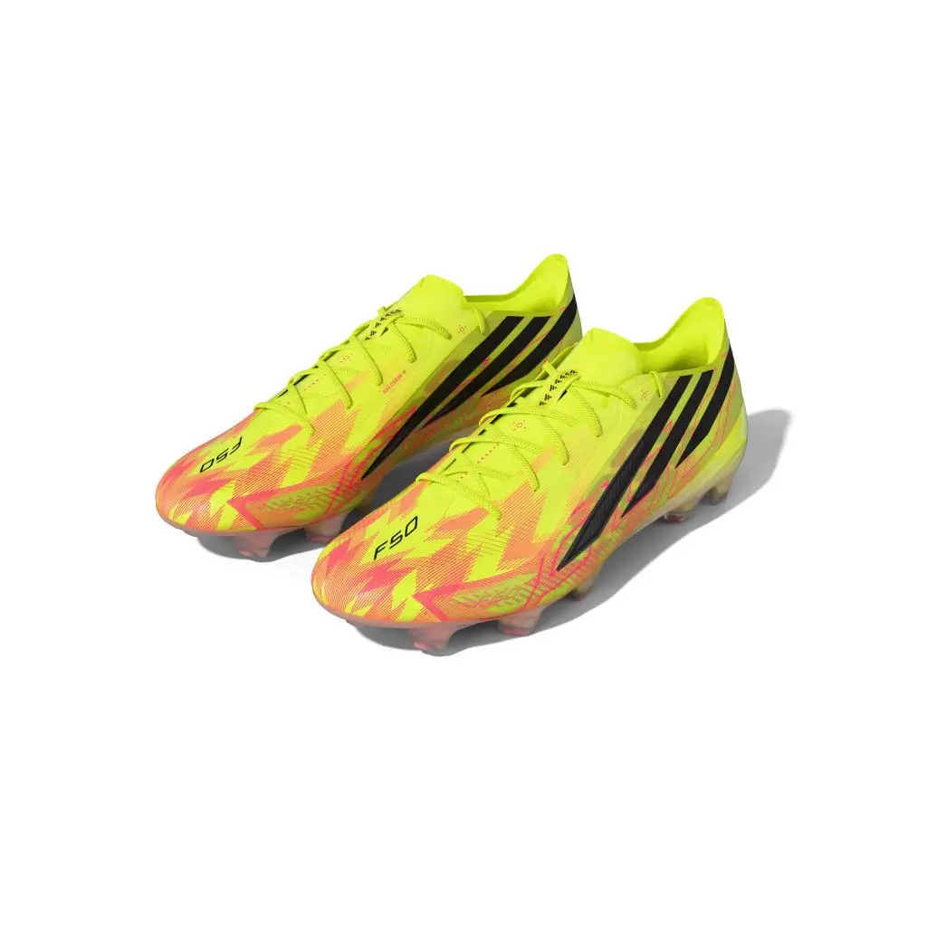 Adidas shoes - adidas F50 Hyperfast Elite FG Too Light Pack - KJ3431 - Yellow 3